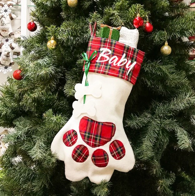 Edmonton embroidered Christmas Stockings